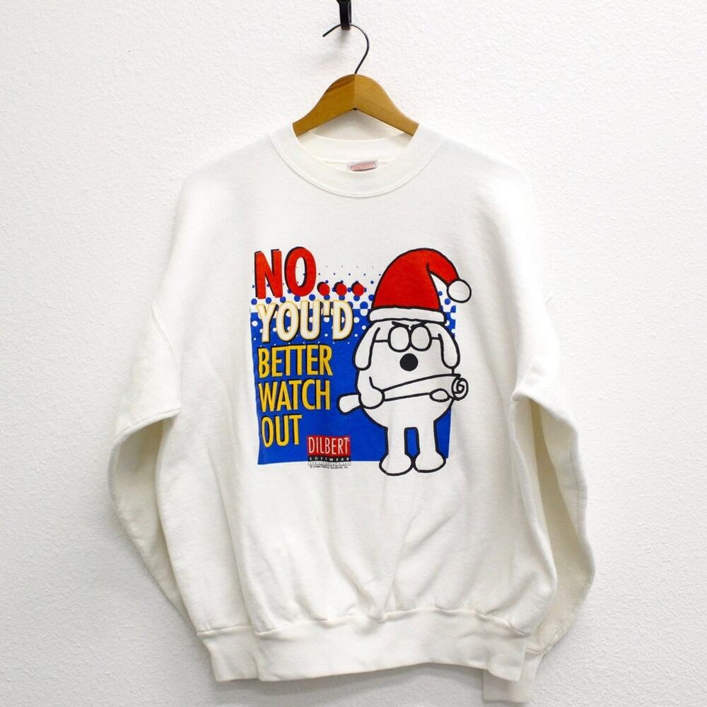 Vintage Dilbert Computer Software Sweatshirt Xl - image 1